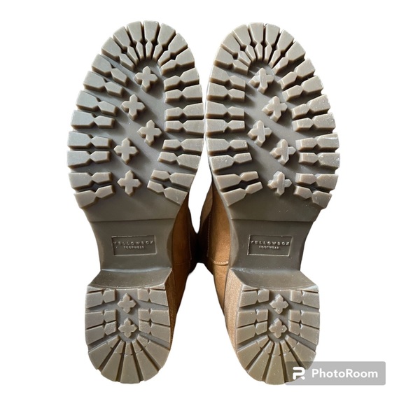 NWT Yellow box size 9 retro look boots - Picture 2 of 5